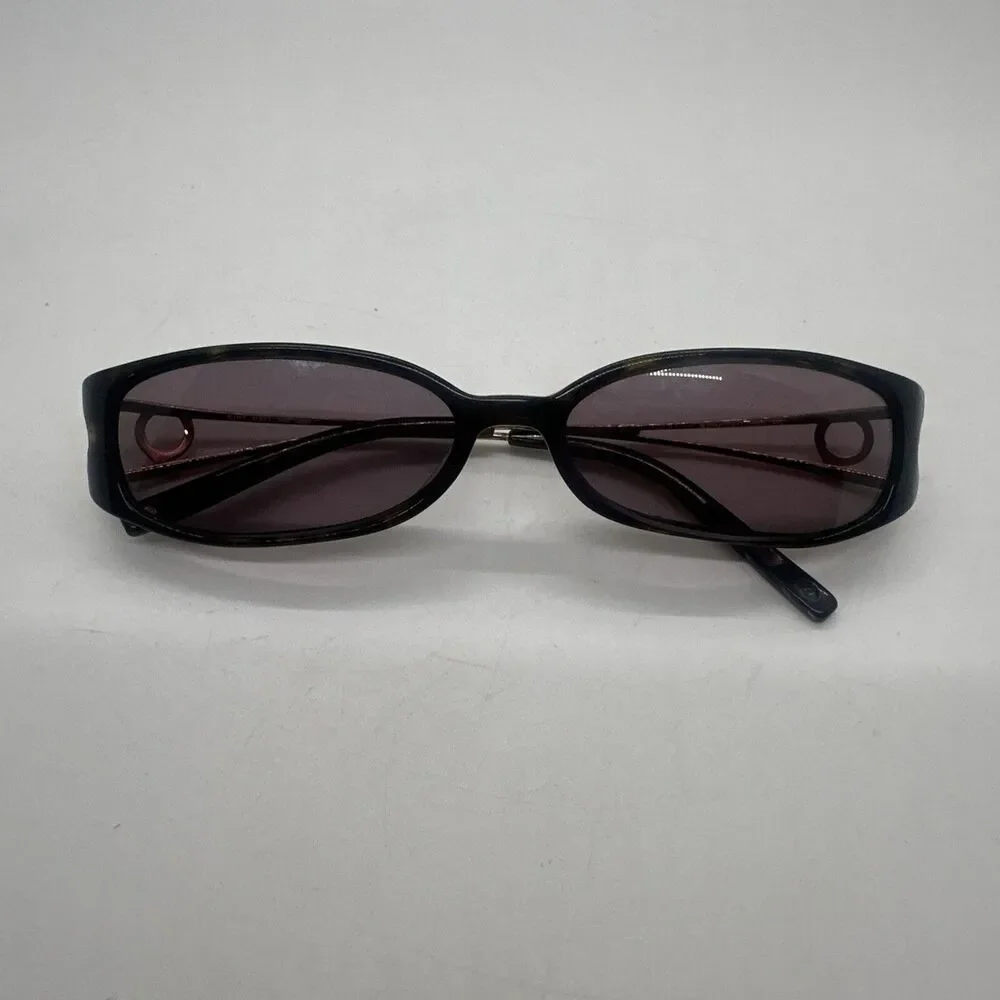 NINE WEST 350 0086 54/15/130 TORTOISE GOLD EYEGLASSES FRAMES ONLY GU71